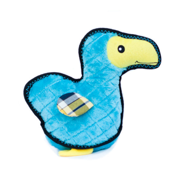 ZippyPaws Z-Stitch® Grunterz  Dodo Bird  |  Durable Grunting Plush Toy