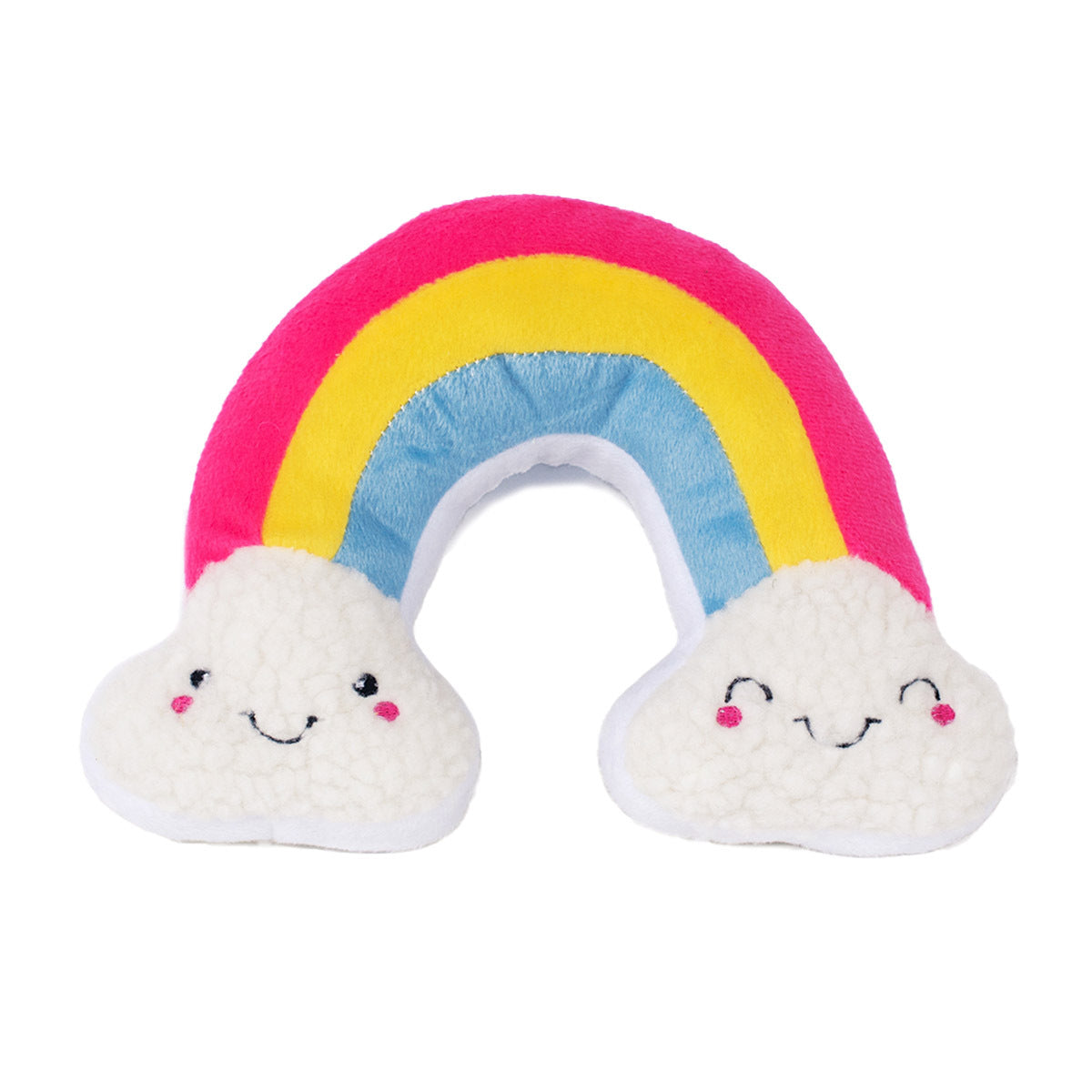 ZippyPaws Squeakie Pattiez  Rainbow  |  Squeaky Plush Toy