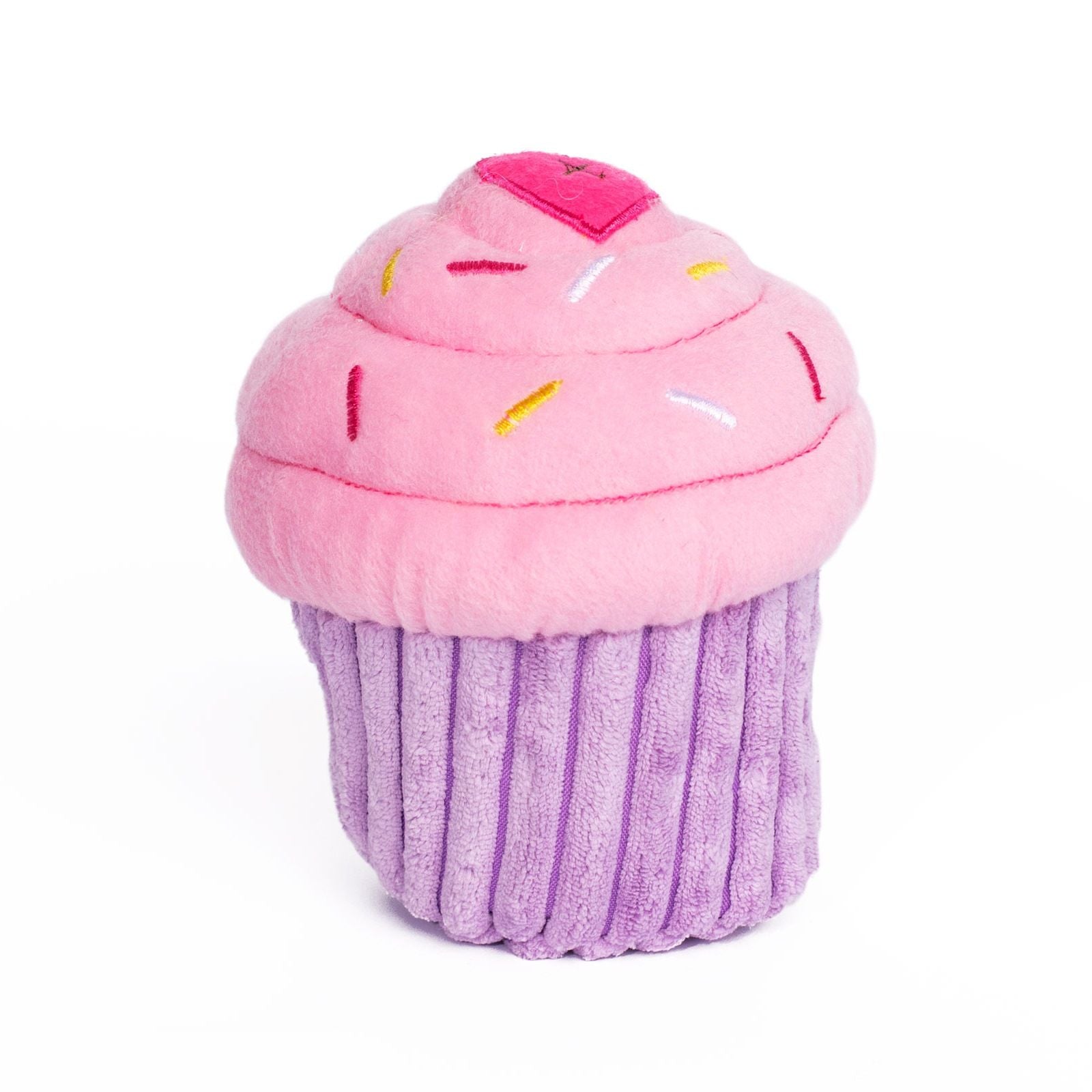 ZippyPaws Cupcake  |  Squeaky Plush Toy