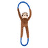 ZippyPaws RopeTugz  Sloth  |  Rope Tug Toy