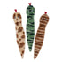 ZippyPaws Skinny Peltz  3-pack (Desert Snakes)  |  No-Stuffing Squeaky Plush Toys