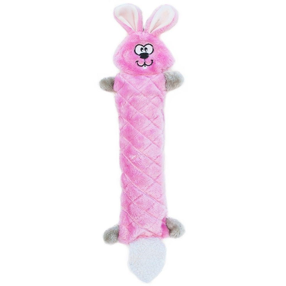 ZippyPaws Jigglerz  Bunny  |  Shakeable Squeaky Plush Toy