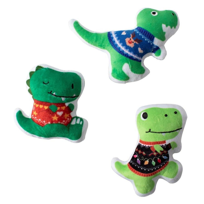 Fringe Studio PetShop Sweater Weather Rex  |  Mini Squeaky Plush Toy Set