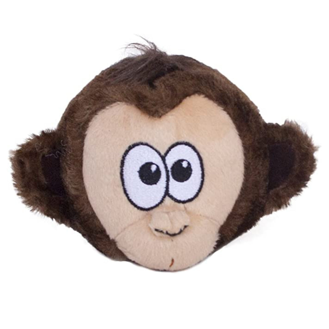 Outward Hound Tosserz  Monkey  |  Squeaky Plush Ball Toy