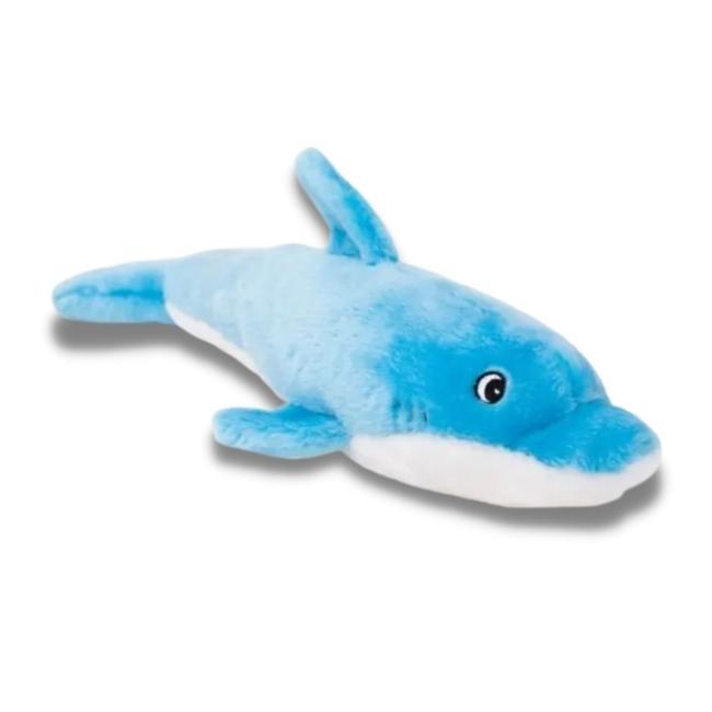 ZippyPaws Jigglerz  Dolphin  |  Shakeable Squeaky Plush Toy