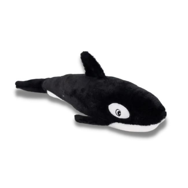 ZippyPaws Jigglerz  Killer Whale  |  Shakeable Squeaky Plush Toy