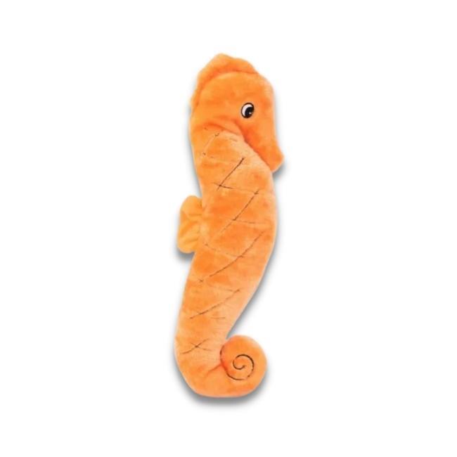 ZippyPaws Jigglerz  Seahorse  |  Shakeable Squeaky Plush Toy