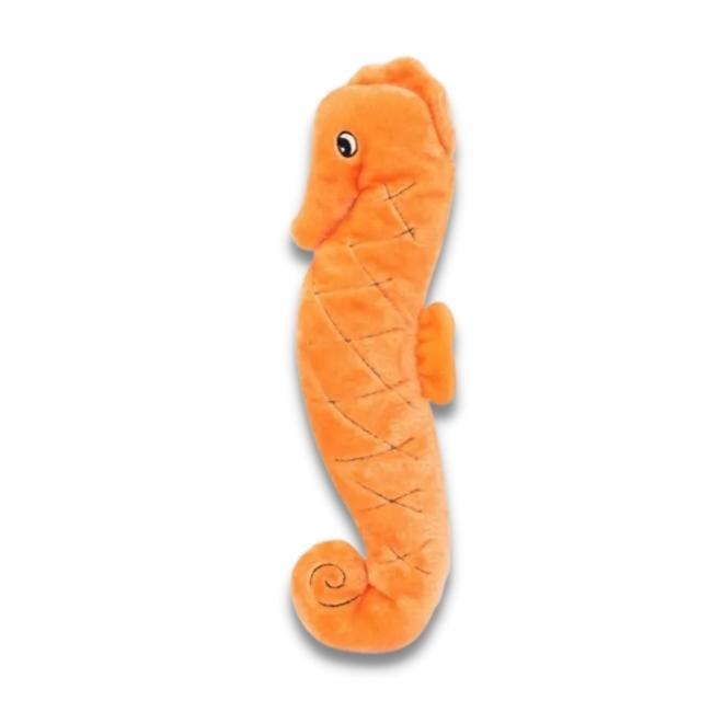ZippyPaws Jigglerz  Seahorse  |  Shakeable Squeaky Plush Toy